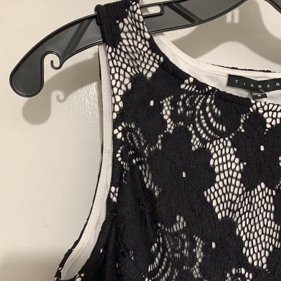Tiana B. Black Lace Knit Dress - Picture 9 of 16
